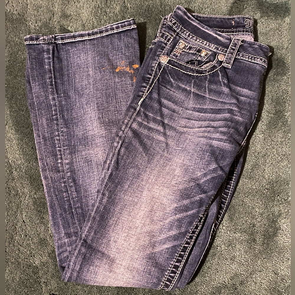 Classic miss Me brand  Blue Women's Jeans flawed